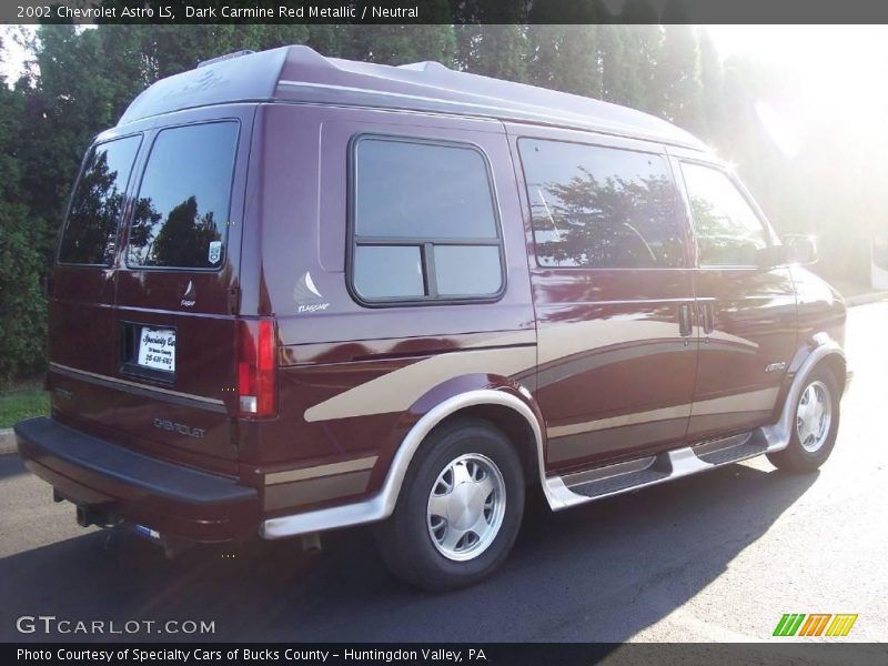 Dark Carmine Red Metallic / Neutral 2002 Chevrolet Astro LS