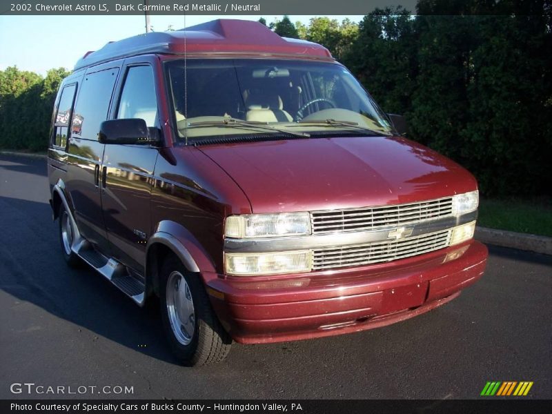 Dark Carmine Red Metallic / Neutral 2002 Chevrolet Astro LS