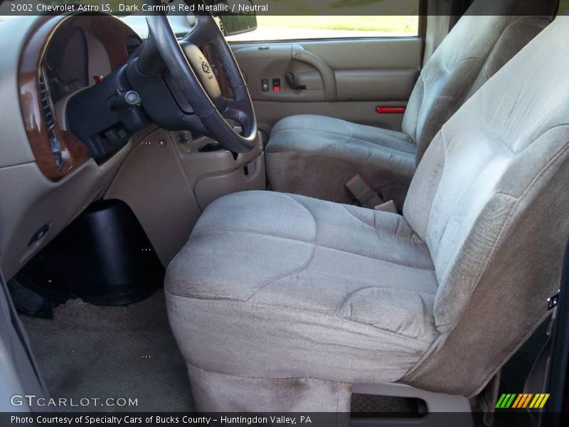 Dark Carmine Red Metallic / Neutral 2002 Chevrolet Astro LS