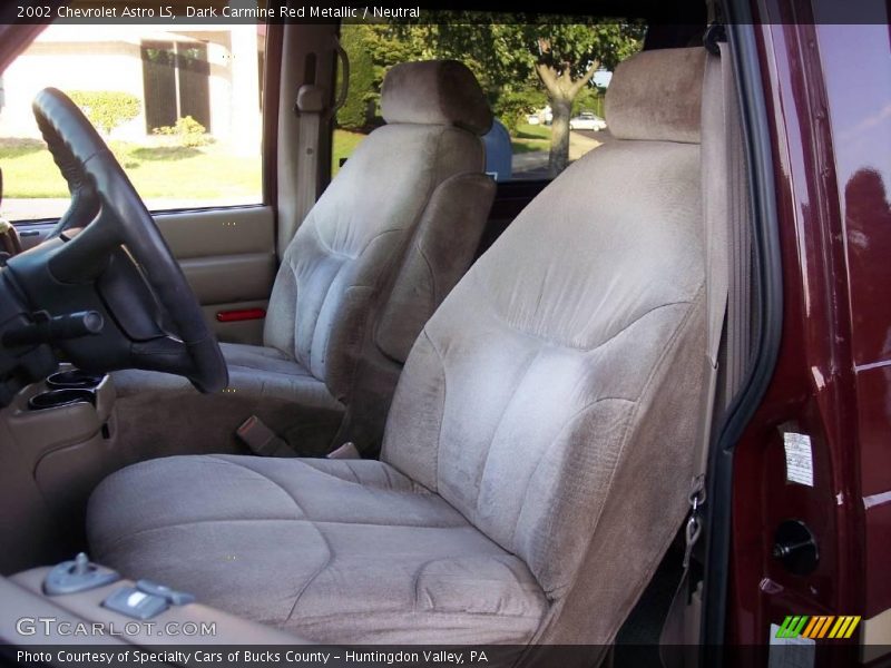 Dark Carmine Red Metallic / Neutral 2002 Chevrolet Astro LS