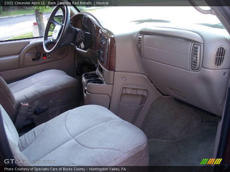 Dark Carmine Red Metallic / Neutral 2002 Chevrolet Astro LS