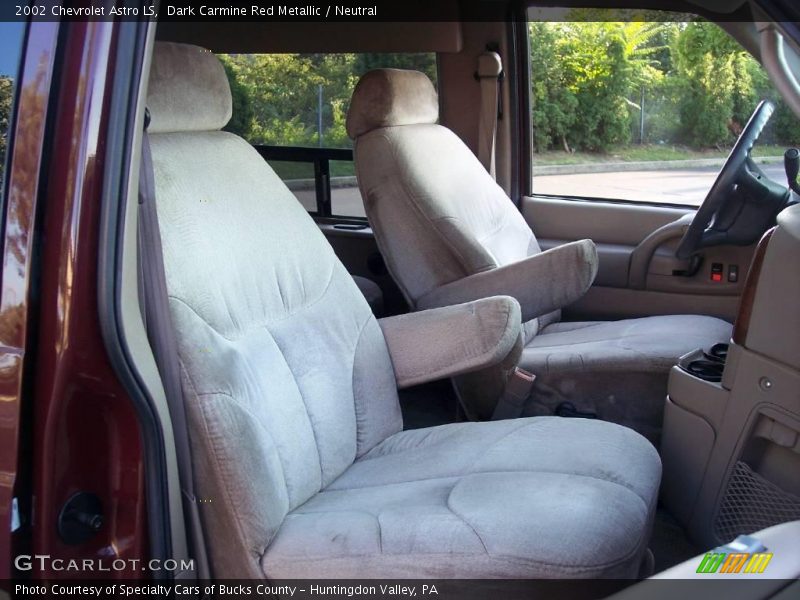 Dark Carmine Red Metallic / Neutral 2002 Chevrolet Astro LS