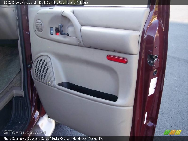 Dark Carmine Red Metallic / Neutral 2002 Chevrolet Astro LS