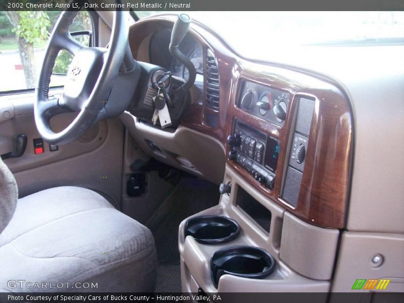 Dark Carmine Red Metallic / Neutral 2002 Chevrolet Astro LS