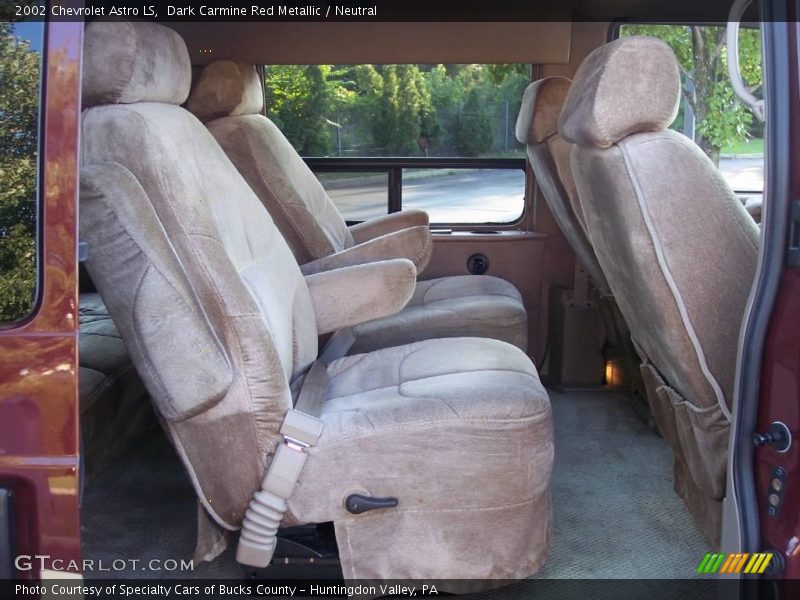 Dark Carmine Red Metallic / Neutral 2002 Chevrolet Astro LS