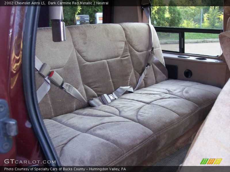 Dark Carmine Red Metallic / Neutral 2002 Chevrolet Astro LS