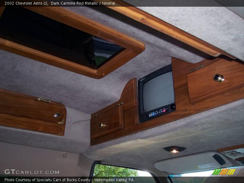 Dark Carmine Red Metallic / Neutral 2002 Chevrolet Astro LS
