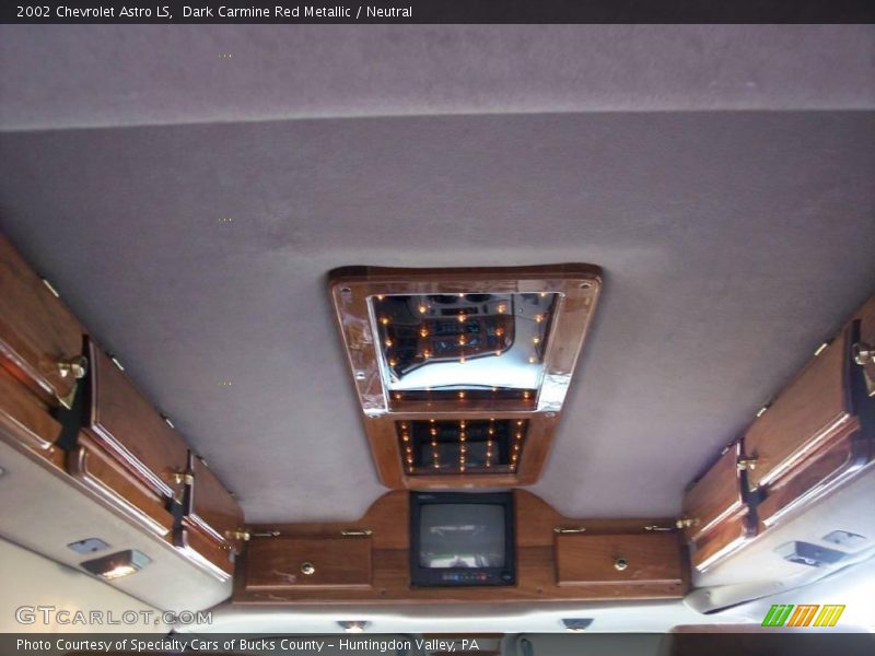 Dark Carmine Red Metallic / Neutral 2002 Chevrolet Astro LS