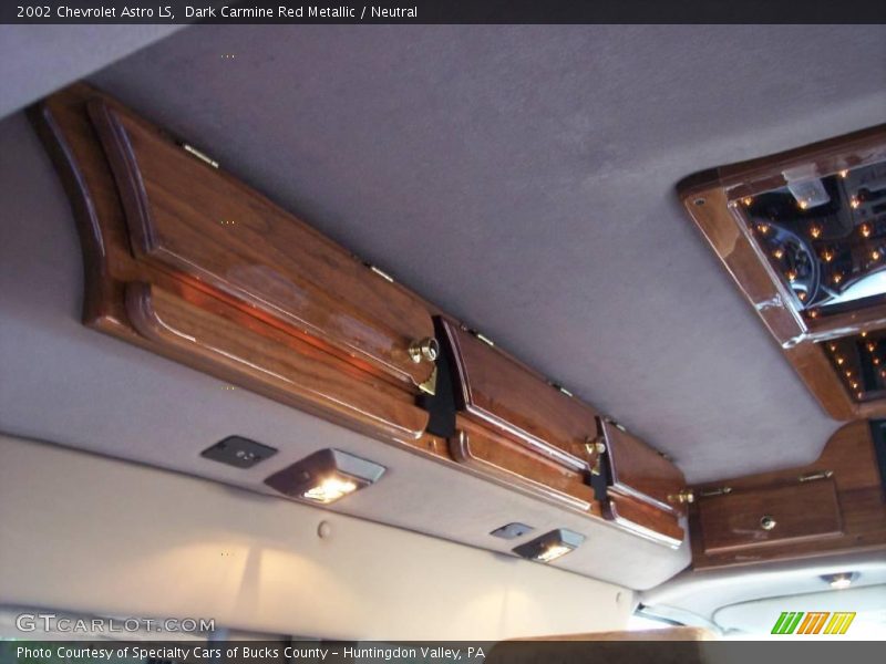 Dark Carmine Red Metallic / Neutral 2002 Chevrolet Astro LS