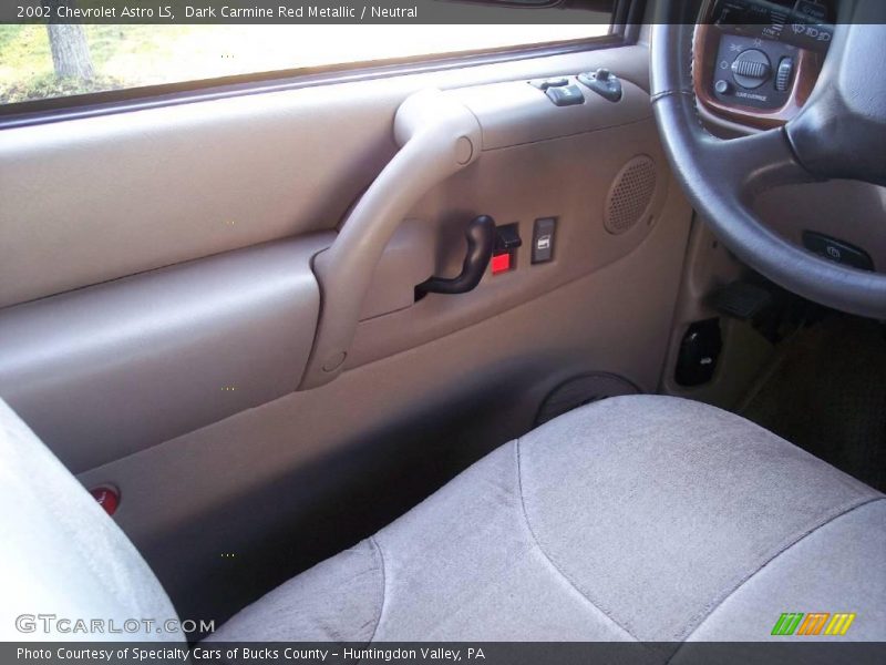 Dark Carmine Red Metallic / Neutral 2002 Chevrolet Astro LS