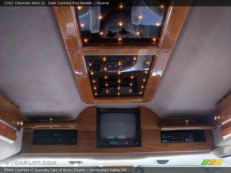 Dark Carmine Red Metallic / Neutral 2002 Chevrolet Astro LS