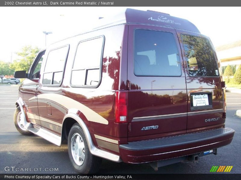 Dark Carmine Red Metallic / Neutral 2002 Chevrolet Astro LS