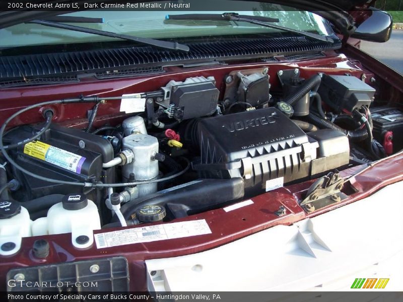 Dark Carmine Red Metallic / Neutral 2002 Chevrolet Astro LS