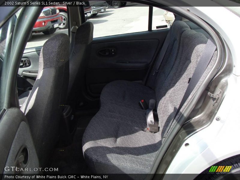 Silver / Black 2002 Saturn S Series SL1 Sedan