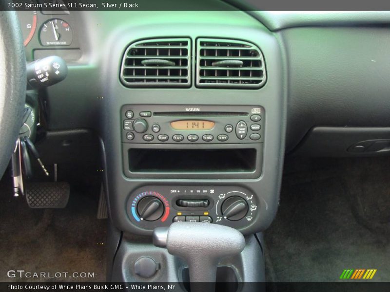 Silver / Black 2002 Saturn S Series SL1 Sedan