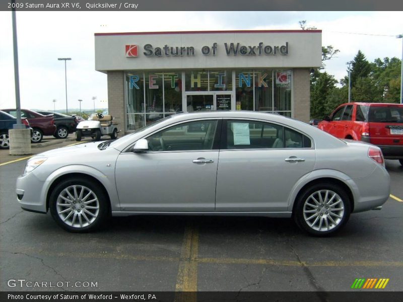 Quicksilver / Gray 2009 Saturn Aura XR V6