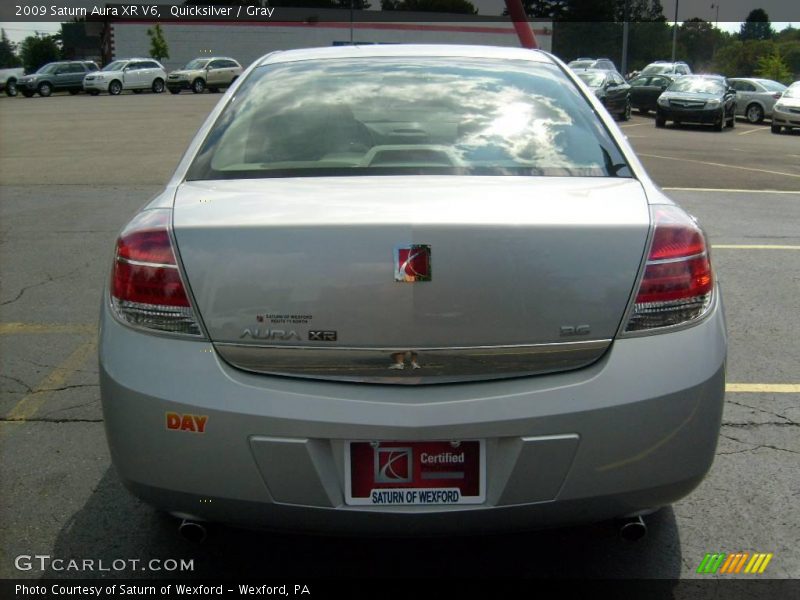 Quicksilver / Gray 2009 Saturn Aura XR V6