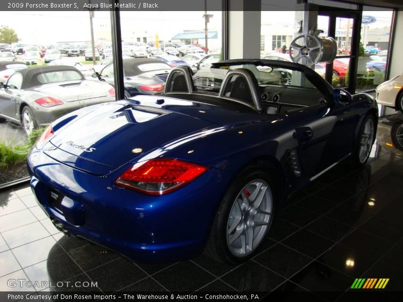 Aqua Blue Metallic / Black 2009 Porsche Boxster S