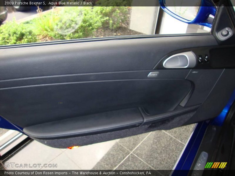 Aqua Blue Metallic / Black 2009 Porsche Boxster S