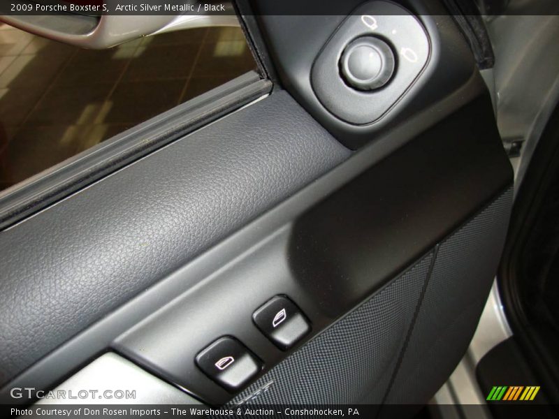 Arctic Silver Metallic / Black 2009 Porsche Boxster S
