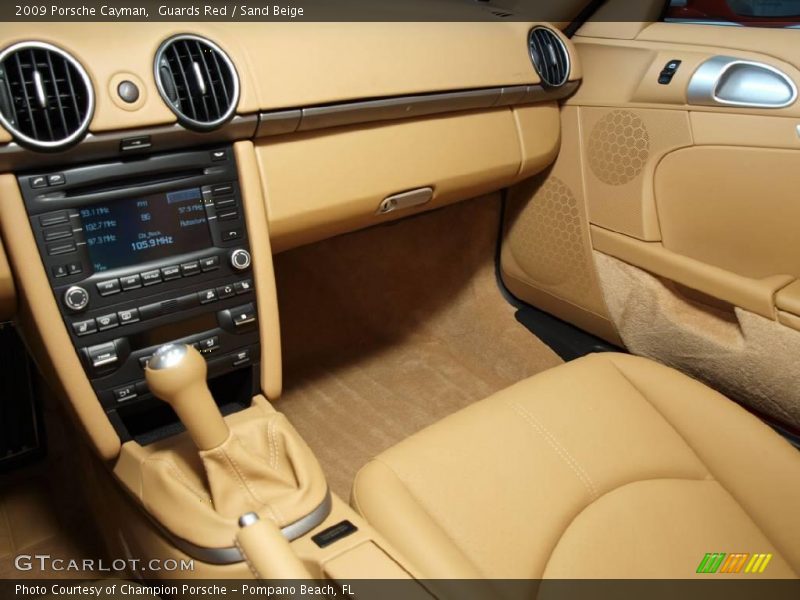 Guards Red / Sand Beige 2009 Porsche Cayman