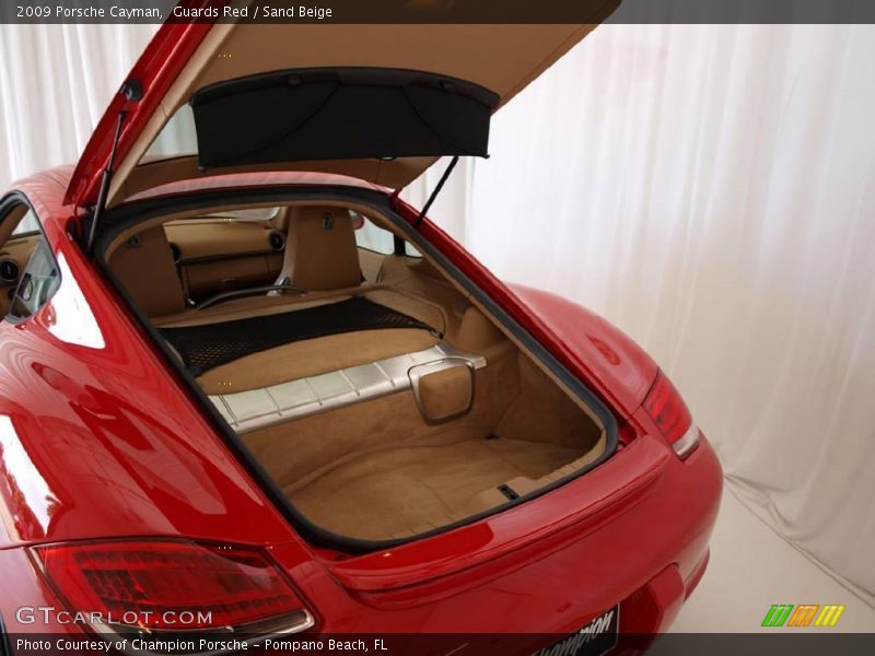 Guards Red / Sand Beige 2009 Porsche Cayman