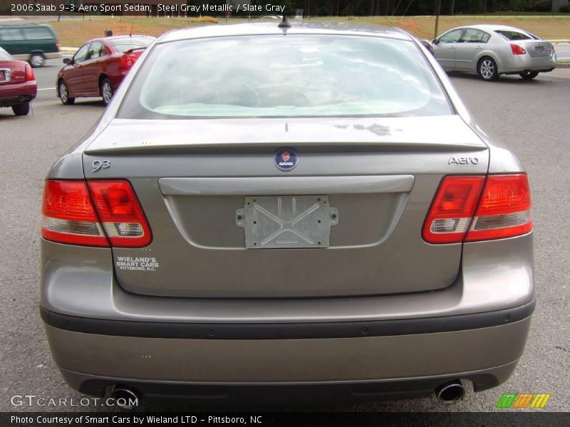 Steel Gray Metallic / Slate Gray 2006 Saab 9-3 Aero Sport Sedan