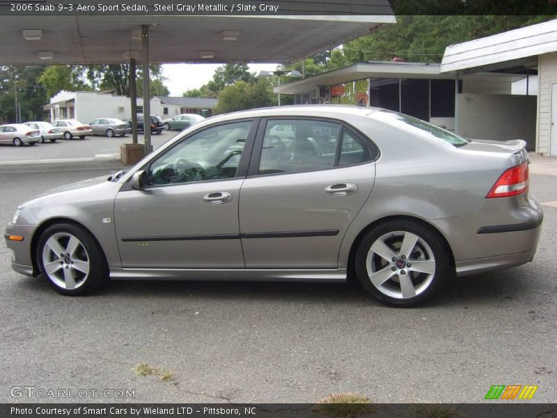 Steel Gray Metallic / Slate Gray 2006 Saab 9-3 Aero Sport Sedan