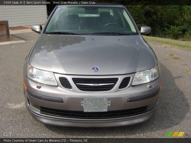 Steel Gray Metallic / Slate Gray 2006 Saab 9-3 Aero Sport Sedan