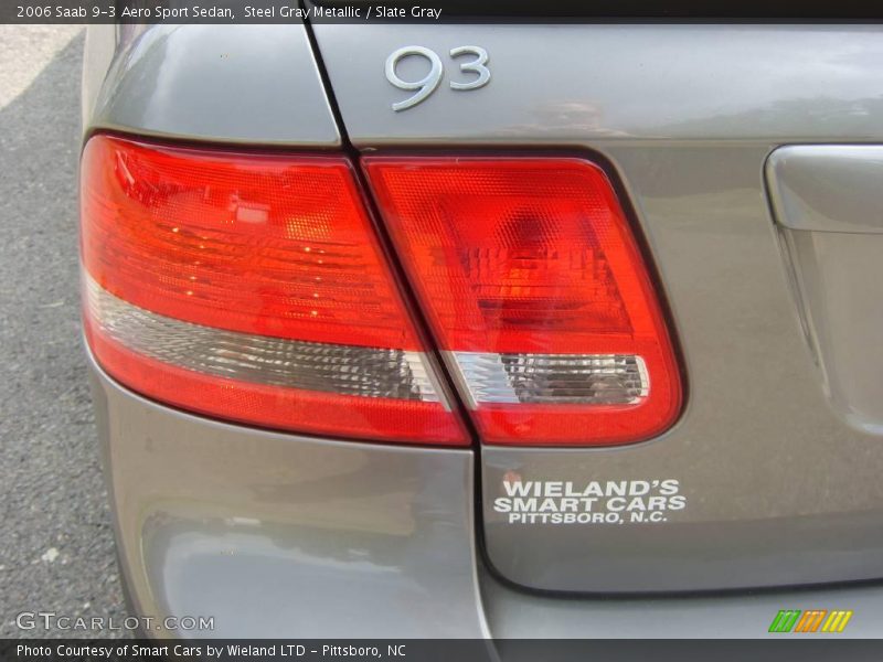 Steel Gray Metallic / Slate Gray 2006 Saab 9-3 Aero Sport Sedan