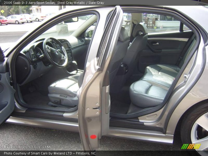 Steel Gray Metallic / Slate Gray 2006 Saab 9-3 Aero Sport Sedan