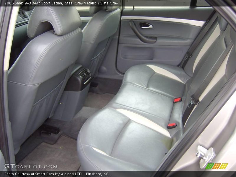 Steel Gray Metallic / Slate Gray 2006 Saab 9-3 Aero Sport Sedan