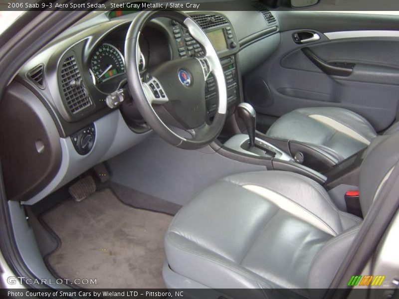 Steel Gray Metallic / Slate Gray 2006 Saab 9-3 Aero Sport Sedan