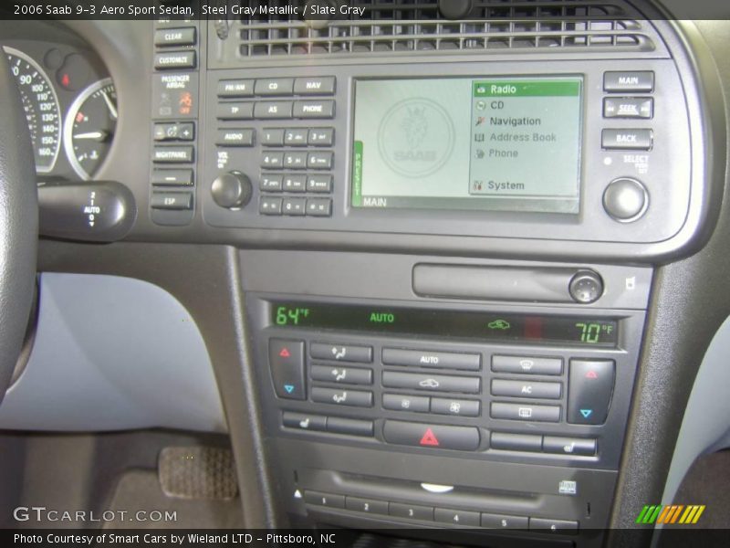 Steel Gray Metallic / Slate Gray 2006 Saab 9-3 Aero Sport Sedan