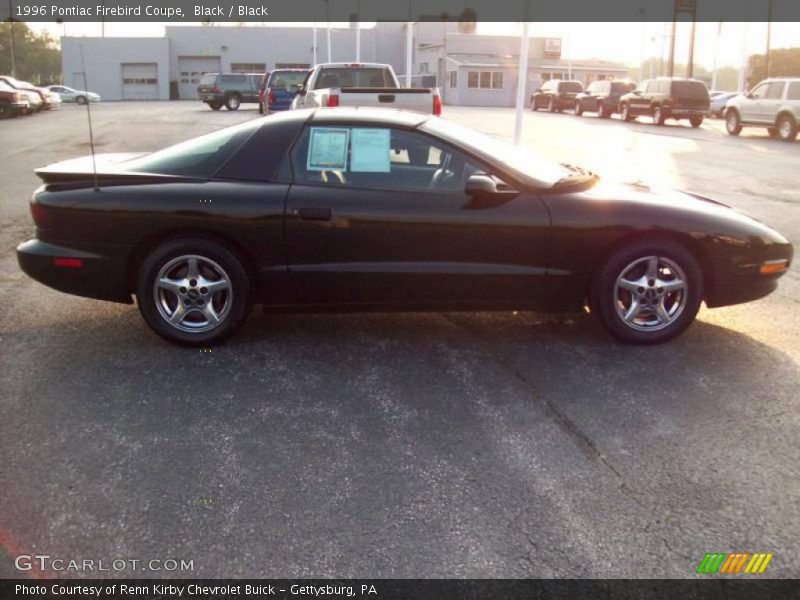 Black / Black 1996 Pontiac Firebird Coupe