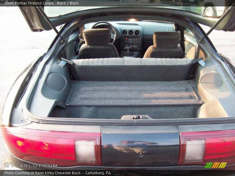 Black / Black 1996 Pontiac Firebird Coupe