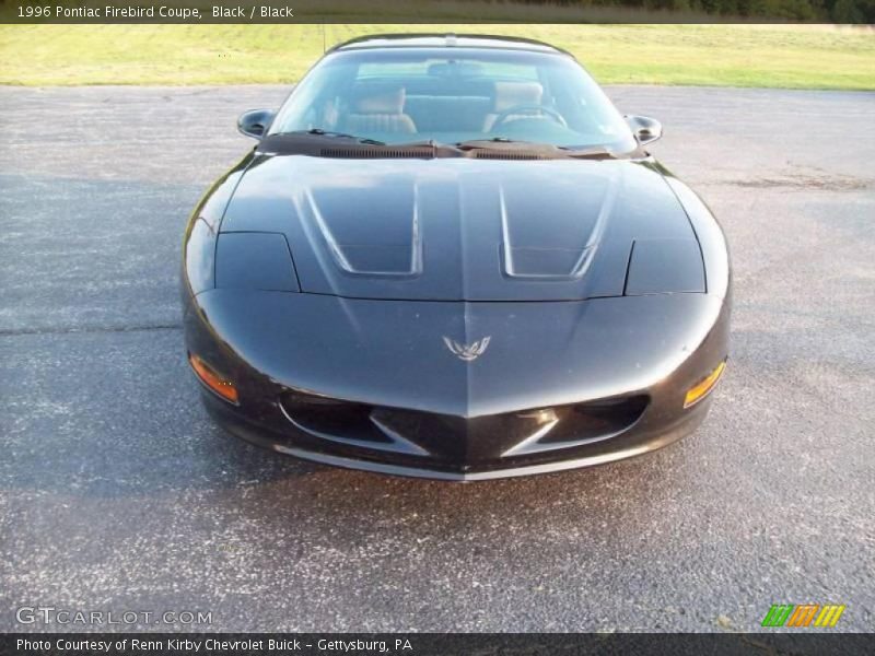 Black / Black 1996 Pontiac Firebird Coupe