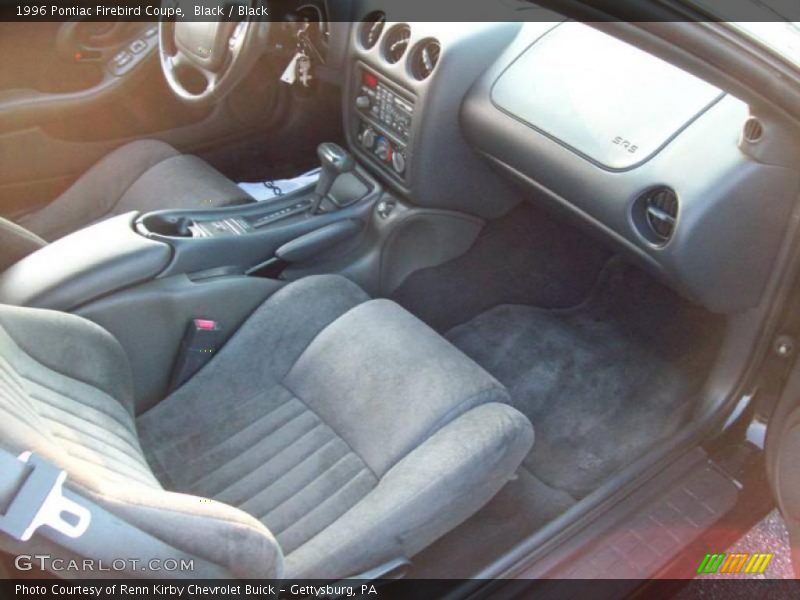 Black / Black 1996 Pontiac Firebird Coupe