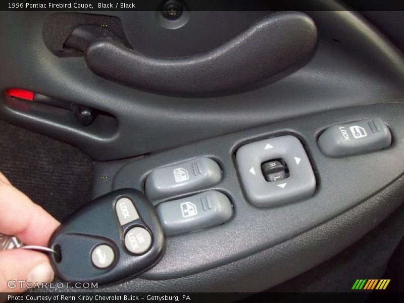 Black / Black 1996 Pontiac Firebird Coupe