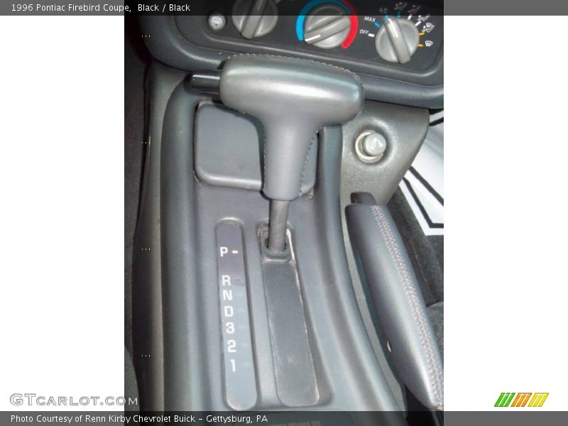 Black / Black 1996 Pontiac Firebird Coupe