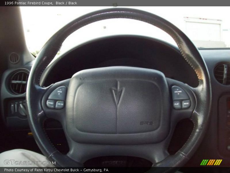 Black / Black 1996 Pontiac Firebird Coupe