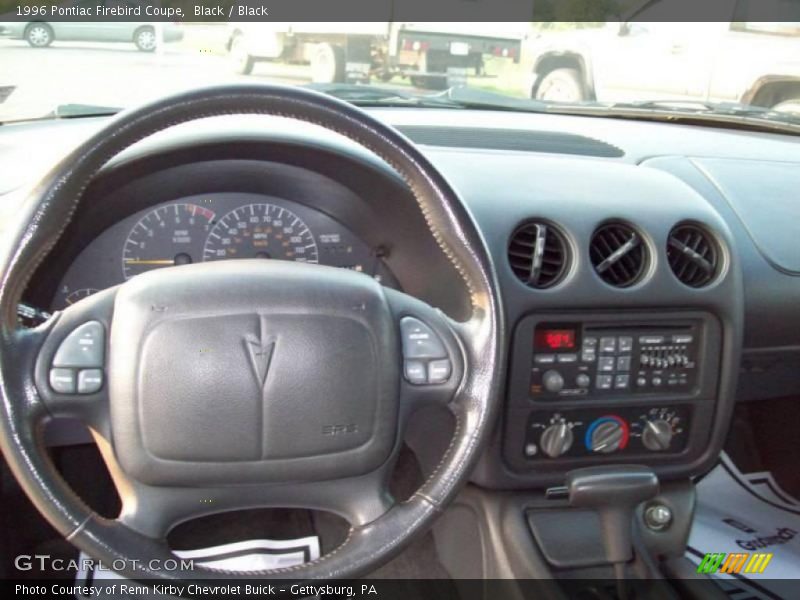 Black / Black 1996 Pontiac Firebird Coupe
