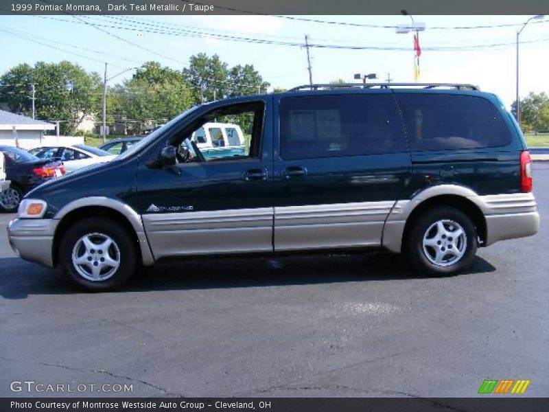 Dark Teal Metallic / Taupe 1999 Pontiac Montana