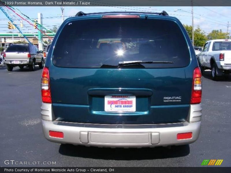 Dark Teal Metallic / Taupe 1999 Pontiac Montana