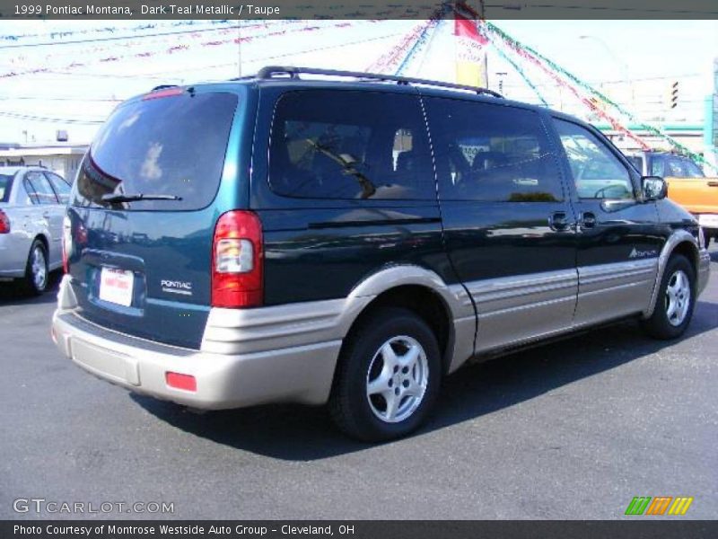 Dark Teal Metallic / Taupe 1999 Pontiac Montana