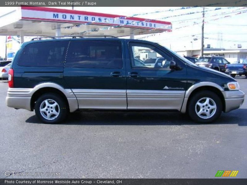 Dark Teal Metallic / Taupe 1999 Pontiac Montana