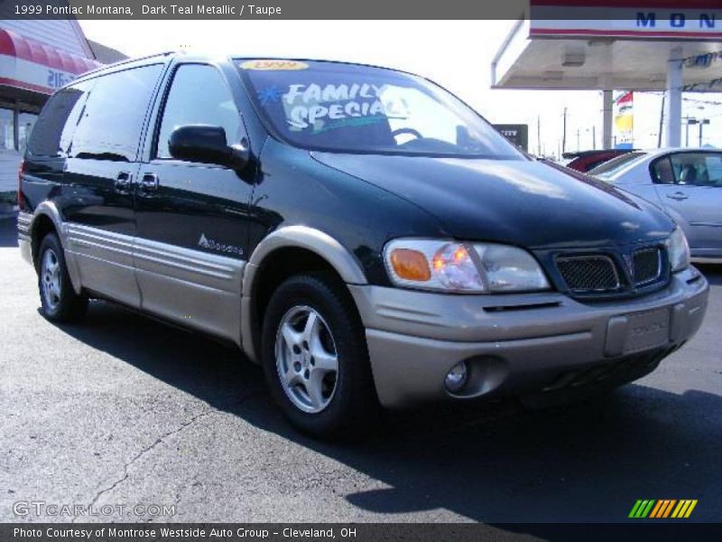 Dark Teal Metallic / Taupe 1999 Pontiac Montana