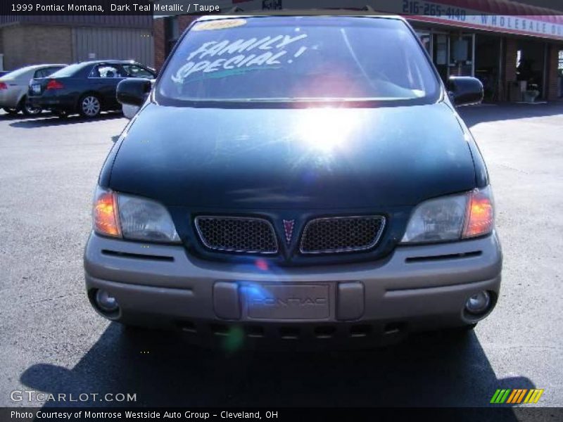 Dark Teal Metallic / Taupe 1999 Pontiac Montana