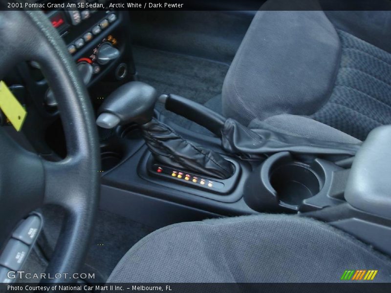Arctic White / Dark Pewter 2001 Pontiac Grand Am SE Sedan