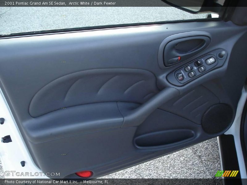Arctic White / Dark Pewter 2001 Pontiac Grand Am SE Sedan